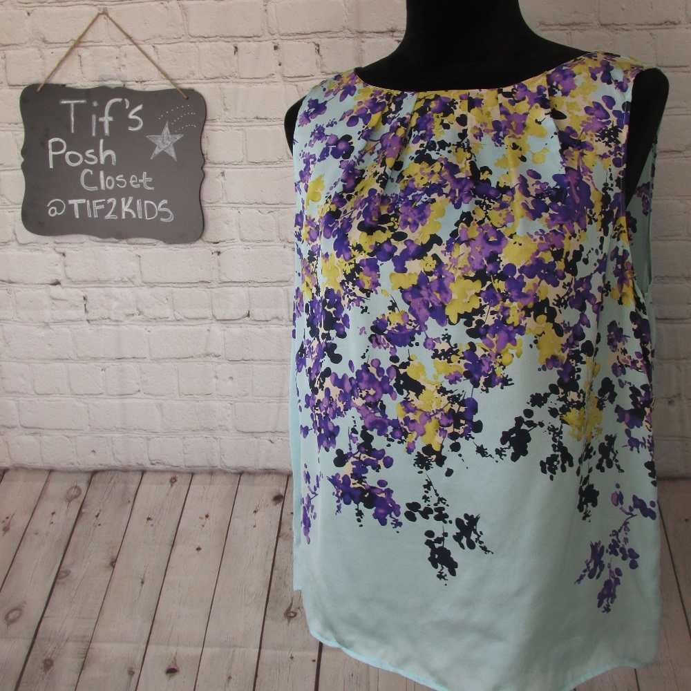 Talbots 100% Silk Top Sz 12 E65